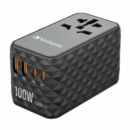 4 Port PD 3.0 GaN III 100W Universal Travel Adapter (UTA-06)