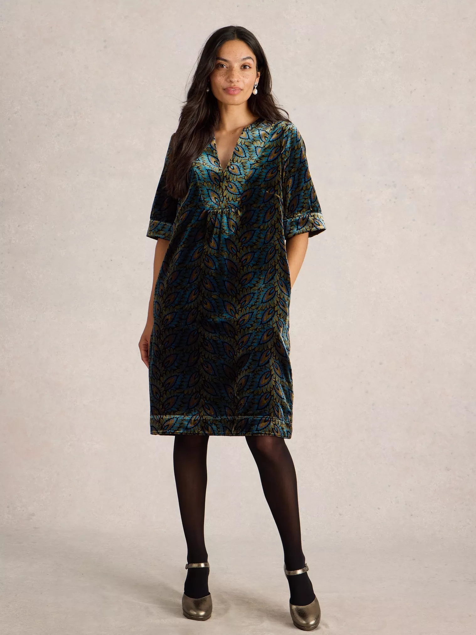 Velvet Mix Dress